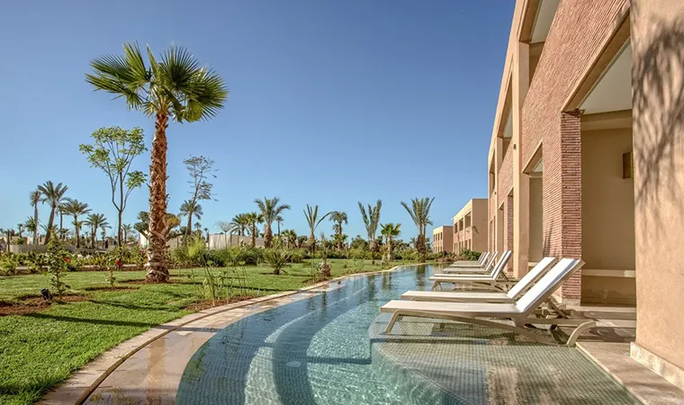 Belive Marrakech chambres Swim-Up terrasse Belive Marrakech chambres Swim-Up terrasse