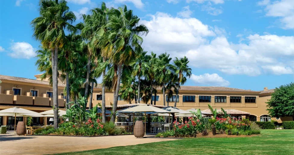 Hacienda Son Antem vue jardin