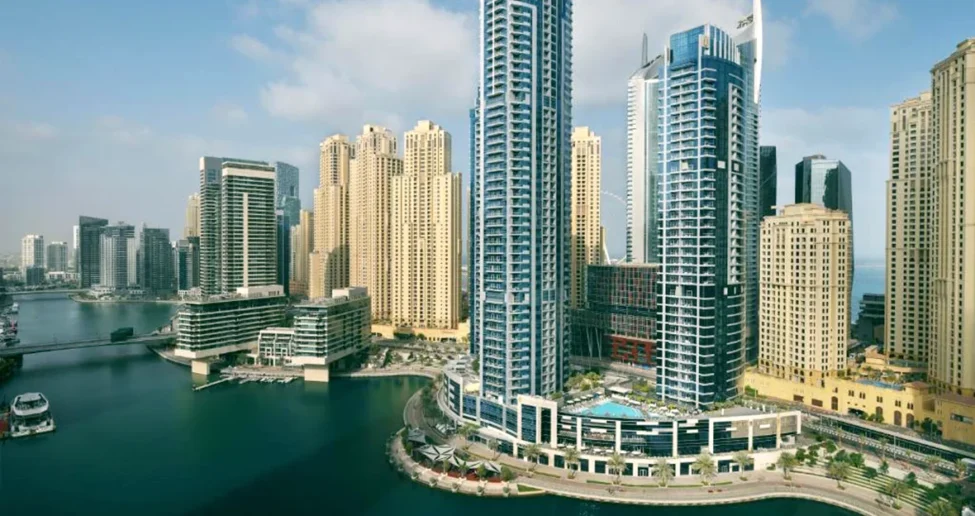 InterContinental Marina Dubai Luftansicht