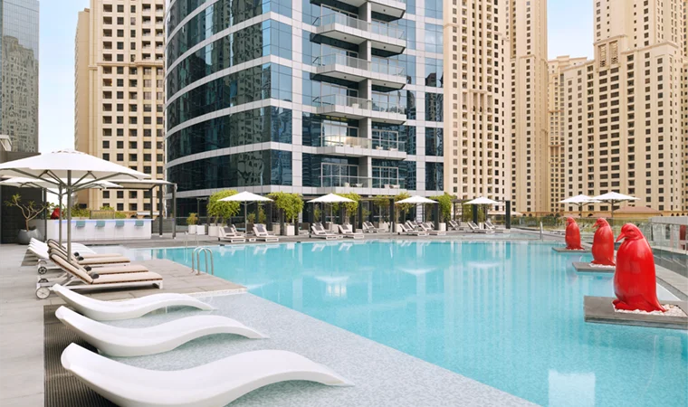 InterContinental Marina Dubai piscine InterContinental Marina Dubai piscine